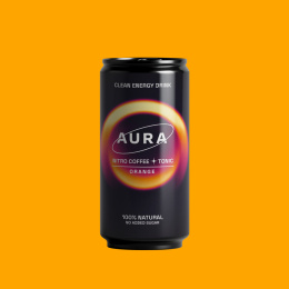 aura coffee- puszka nitro cold brew orange 200 ml