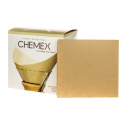 Chemex brązowe filtry kwadratowe papierowe - 6, 8, 10 filiżanek