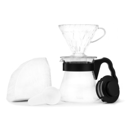 Hario zestaw V60 Pour Over Kit Clear - drip + serwer + filtry