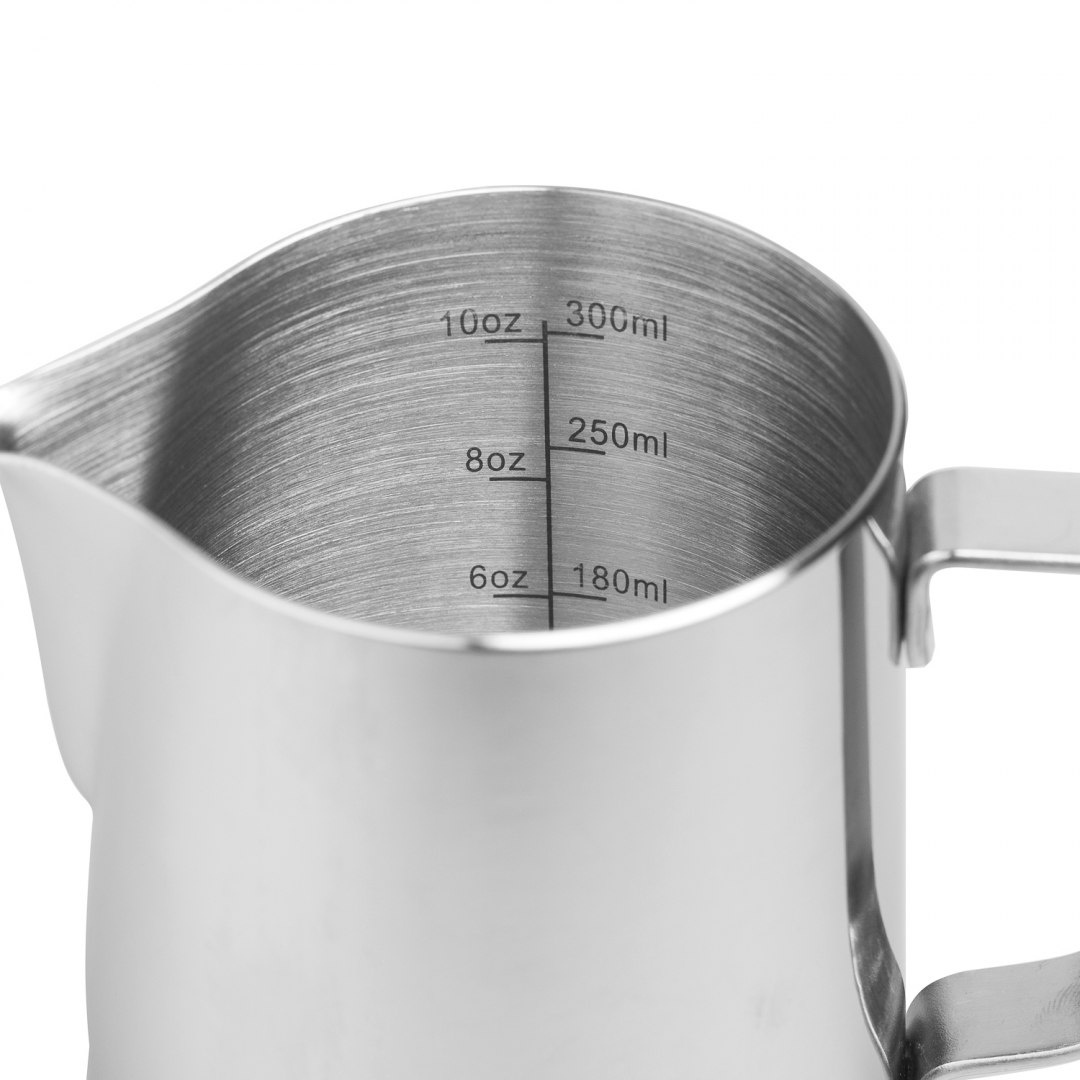 Rhinowares Stainless Steel Pro Pitcher - dzbanek srebrny 360 ml Rhinowares Stainless Steel Pro Pitcher - dzbanek srebrny 360 ml