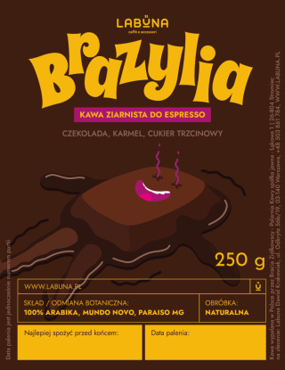 LABUNA - Brazylia Monte Carmelo Espresso- 250g