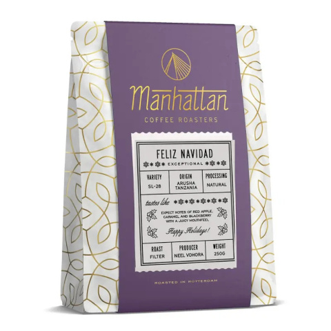 Manhattan Coffee - Tanzania, Feliz Navidad, Świąteczna- 250g