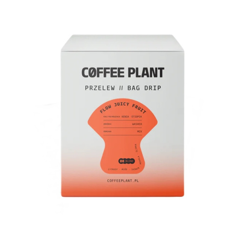 COFFEE PLANT - Drip Coffee Bag FLOW Very Berry - 10op. COFFEE PLANT - Drip Coffee Bag FLOW Very Berry - 10op.