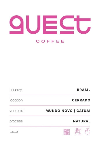 kawa Guest Coffee - Brazylia Cerrado - 250g kawa Guest Coffee - Brazylia Cerrado - 250g