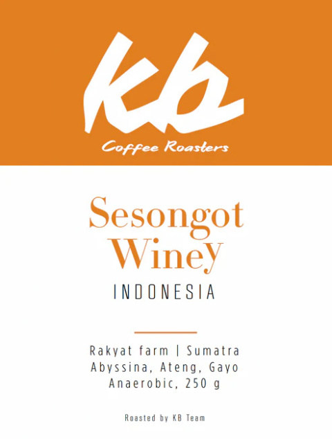 KB Coffee Roasters- Indonezja Seasongot Winey- 250g