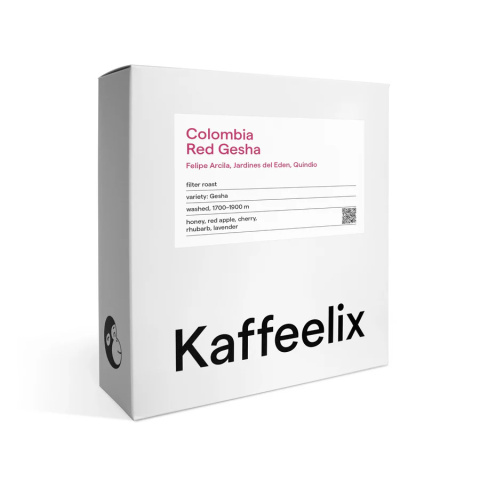 Kaffeelix - Kolumbia Red Gesha, Washed - 125g Kaffeelix - Kolumbia Red Gesha, Washed - 125g