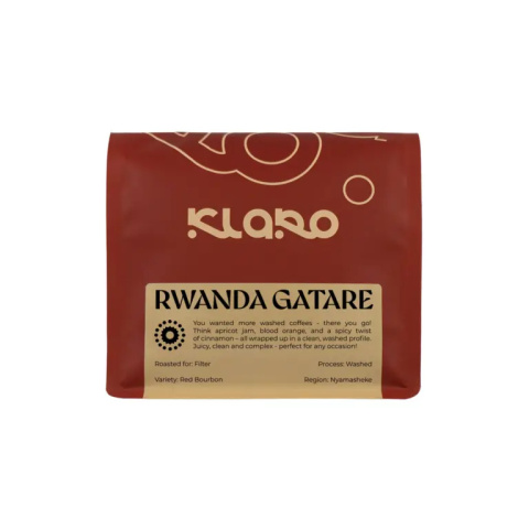 Klaro Coffee - Rwanda Gatare, Washed - 250g Klaro Coffee - Rwanda Gatare, Washed - 250g