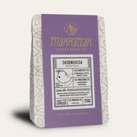 Manhattan Coffee - Etiopia Shoondhisa Anaerobic - 250g Manhattan Coffee - Etiopia Shoondhisa Anaerobic - 250g