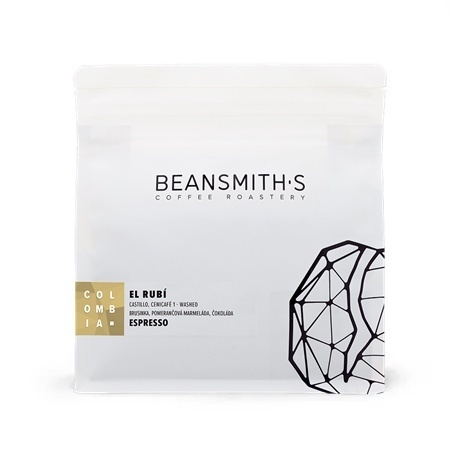 Beansmith's - Kolumbia El Rubí, Espresso - 250g