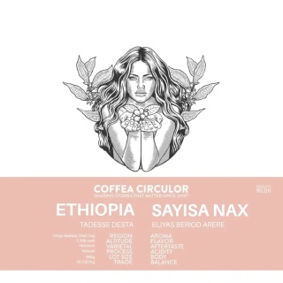 Coffea Circulor - Etiopia SAYISA NAX, Natural- 250g