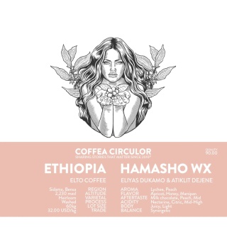 Coffea Circulor - Etiopia Elto Hamasho Washed- 250g