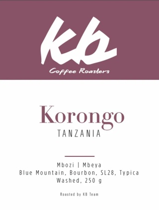 KB Coffee Roasters- Tanzania Korongo - 250g