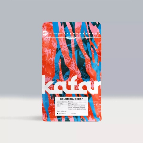 Kafar - Kolumbia Tolima Decaf, Bezkofeinowa 250g