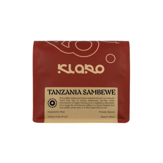 Klaro Coffee - Tanzania Sambewe - 250g