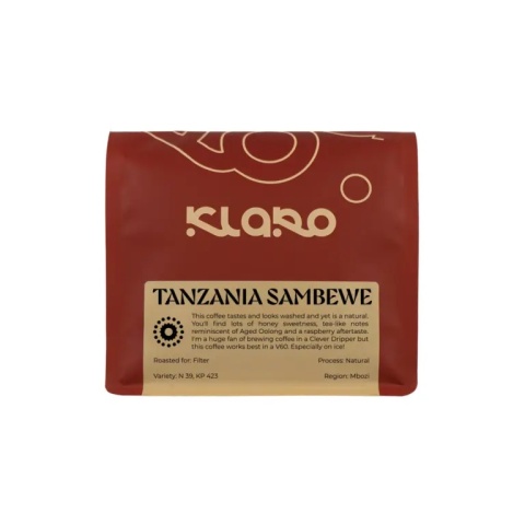 Klaro Coffee - Tanzania Sambewe - 250g Klaro Coffee - Tanzania Sambewe - 250g