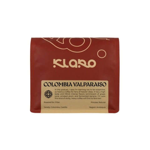 Klaro Coffee - Kolumbia Valparaiso - 250g Klaro Coffee - Kolumbia Valparaiso - 250g