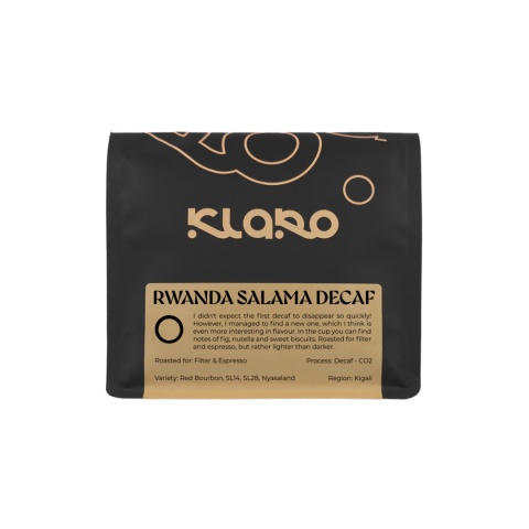 Klaro Coffee - Rwanda Salama, Decaf(bezkofeinowa) - 250g Klaro Coffee - Rwanda Salama, Decaf(bezkofeinowa) - 250g