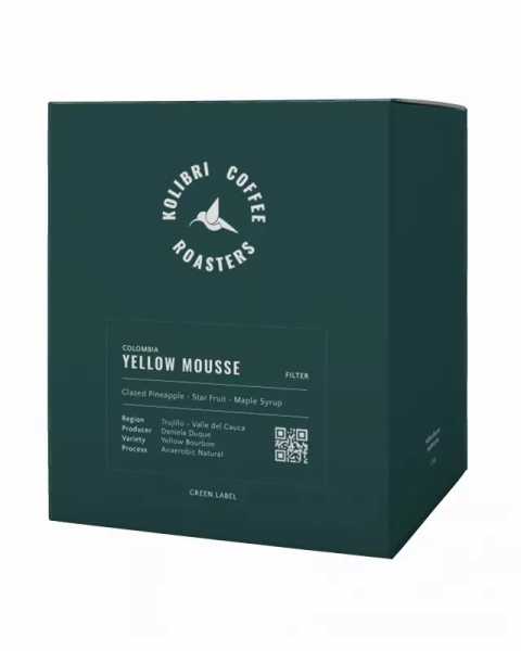 Kolibri Coffee - Kolumbia Yellow Mousse - 250g Kolibri Coffee - Kolumbia Yellow Mousse - 250g