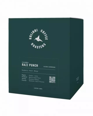 Kolibri Coffee - Kolumbia, Razz Punch - 250g