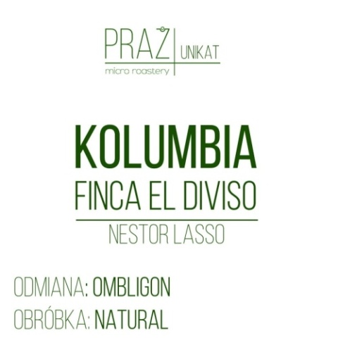 PRAŻ Micro roastery - Kolumbia Finca El Diviso- 125g