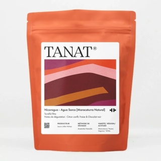 TANAT Coffee - Nikaragua Agua Sarca, Maracaturra Natural - 200g