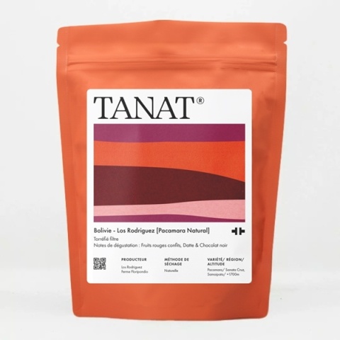 TANAT Coffee - Boliwia, Los Rodriguez, Paca Natural - 200g