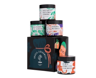 Bracia Ziółkowscy - Zestaw prezentowy 4 kawy do przelewów- 320g