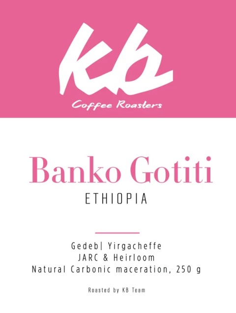 KB Coffee Roasters- Etiopia Banko Gotiti, Natural Carbonic- 250g