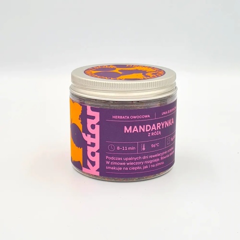 Kafar - Herbata owocowa – MANDARYNKA RÓŻA  – 50g