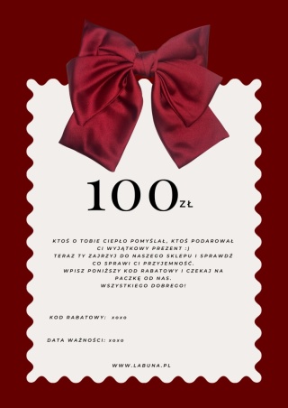 Karta podarunkowa, Voucher - 100 zł