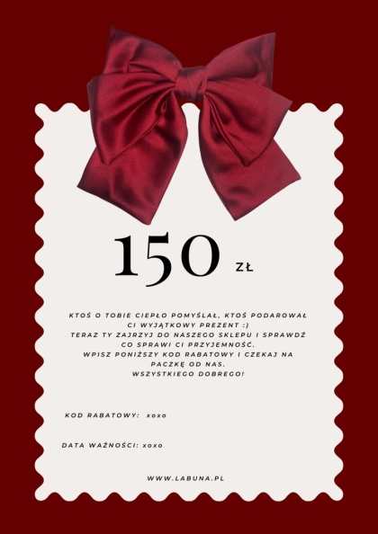 Karta podarunkowa, Voucher - 150 zł