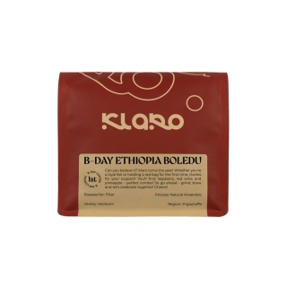 Klaro Coffee - Etiopia Boledu, B-DAY - 200g