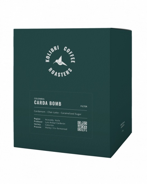 Kolibri Coffee - Kolumbia, Carda Bomb - 250g