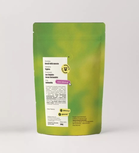 LABUNA - Kolumbia, Los Nogales, Typica, Decaf - 150g