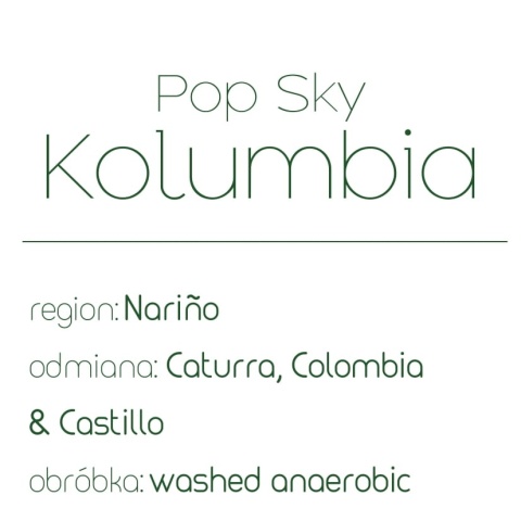 PRAŻ Micro roastery - Kolumbia Pop Sky - 250g