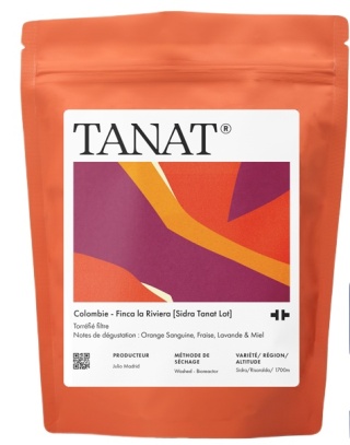 TANAT Coffee - Kolumbia Finca La Riviera, Sidra - 200g