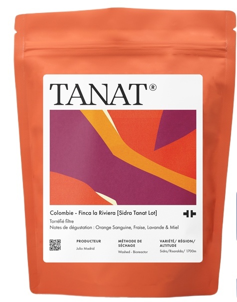 TANAT Coffee - Kolumbia Finca La Riviera, Sidra - 200g
