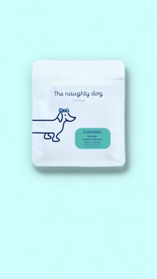 The Naughty Dog - Kolumbia EA decaf, bezkofeinowa- 200g