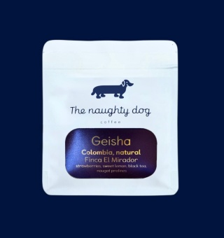 The Naughty Dog - Kolumbia Geisha, El Mirador - 200g