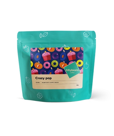 Kawa speciality Fiftybeans - Crazy Pop - 200g
