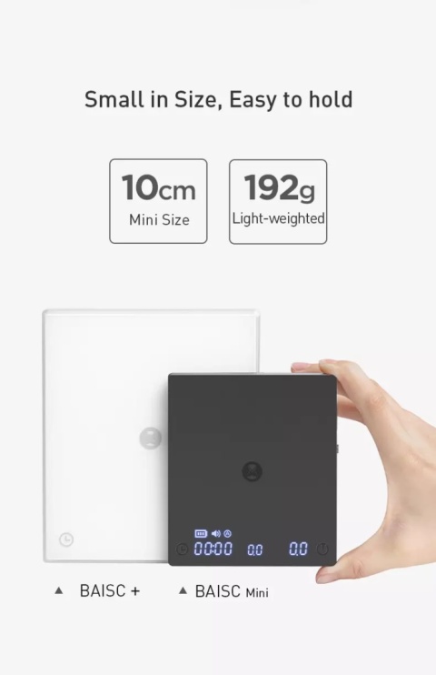 Timemore Black Mirror Basic MINI czarna - Waga do 2 kg