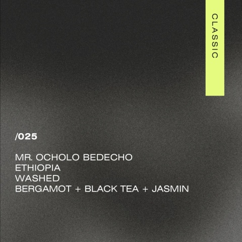 AMOC Coffee - 025 Etiopia, Mr Ocholo Bedecho, Washed - 240g