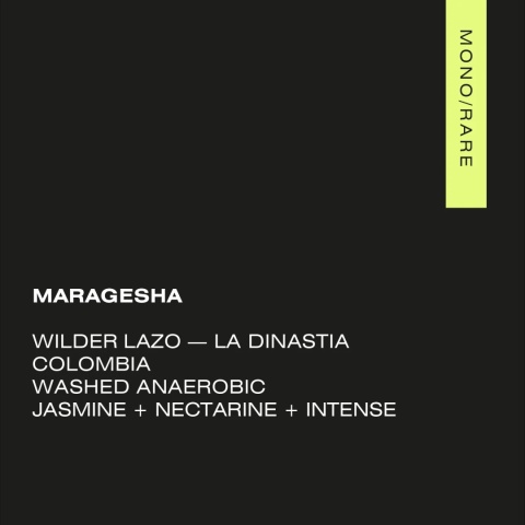 AMOC Coffee - Kolumbia Maragesha, Wilder Lazo - 100g