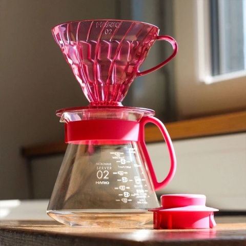 Hario Range Server V60-02 600ml Microwave - Pink