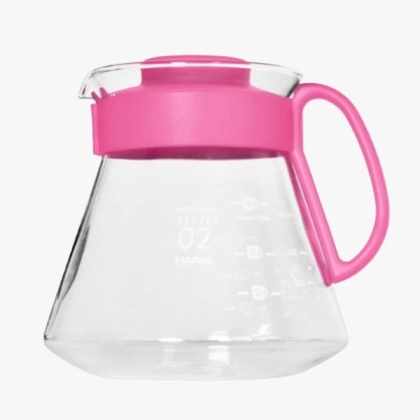 Hario Range Server V60-02 600ml Microwave - Różowy