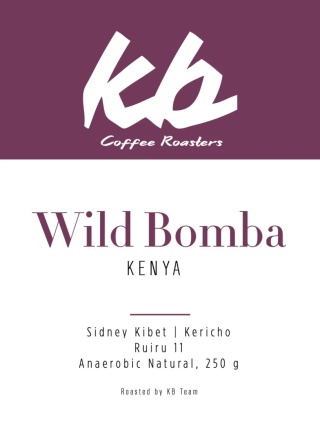 KB Coffee Roasters- Kenia Wild Bomba, Anaerobic Natural- 250g