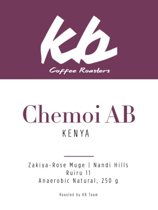 KB Coffee Roasters- Kenia Chemoi AB, Anaerobic Natural- 250g