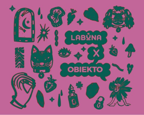 etykieta kawy Labuna x Obiekto - Kolumbia Los Nogales, Orange Bourbon - 250g