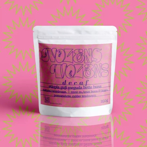 Nolens Volens Roastery - Etiopia, Guji Meguda Bette Buna, Decaf - 250g