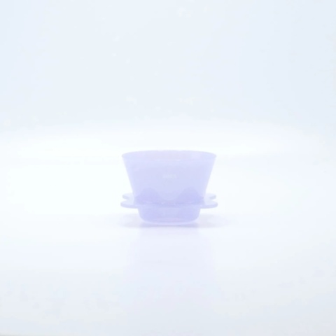 OREA O1 Zaparzacz  – Kompaktowy Dripper Flat-Bottom (Tritan) - Creamy Purple,  Fiolet